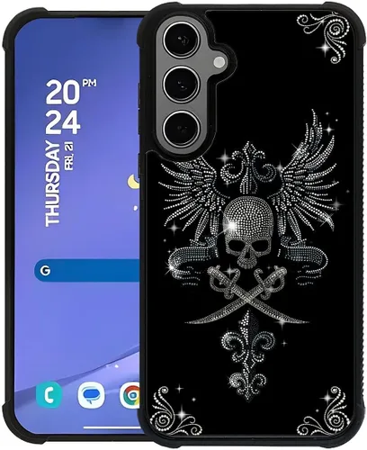 Miniatura 23 de ZHEGAILIAN Funda compatible con Samsung Galaxy S22 Ultra, funda de vidrio orgánico para niñas, mujeres y hombres, diseño de cuatro esquinas, Cabeza