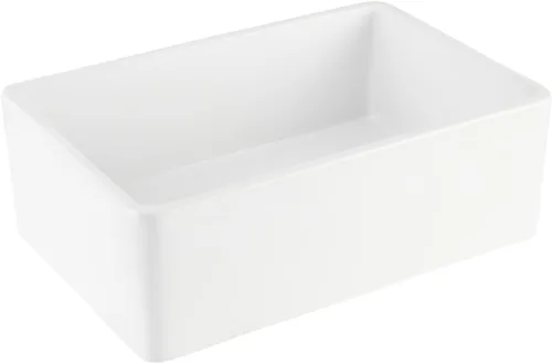 Miniatura 3 de Signature Hardware 447394 Curington - Fregadero de cocina de arcilla refractaria de 33 pulgadas, color blanco