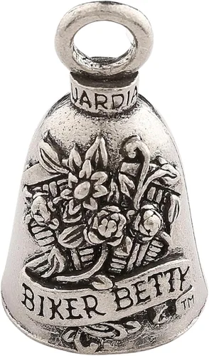 Guardian Bell Good Luck Bell w/Keyring & Black Gift Bag | Motorcycle Bell | Pewter | Good Luck Gift | Bike Bell | Made in USA