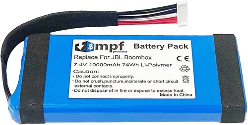 Miniatura 3 de Reemplazo de batería GSP0931134 01 de 10000mAh compatible con JBL Boombox Altavoz Bluetooth portátil impermeable