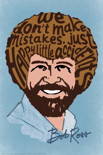 Miniatura 29 de Bob Ross Mira Alrededor La Belleza Está En Todas Partes Pintura Cita Motivacional Inspiradora Famosa Arte de Pared Impresión Cartel Fresco 12x18