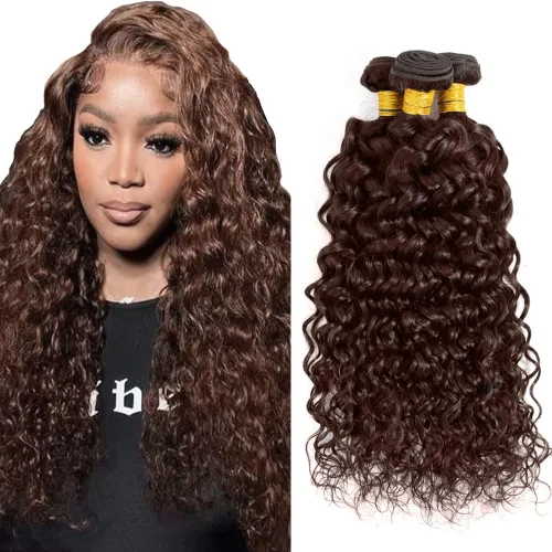 Miniatura 165 de Color 30 paquetes de cabello humano marrón onda del cuerpo paquetes 8 10 12 pulgadas brasileño virgen Remy extensiones de cabello humano doble trama