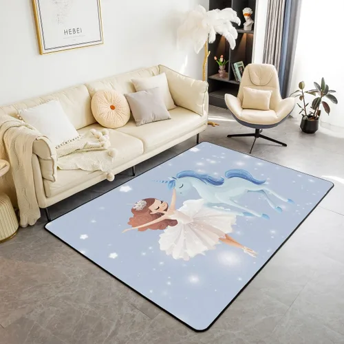 Miniatura 12 de Alfombra retro floral bohemia para sala de estar, alfombra de área de 5 x 7 pies para niños, pintura al óleo y flores, alfombra decorativa