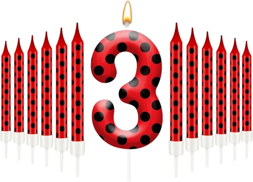 Miniatura 34 de 13 piezas de velas temáticas de coches de carreras para cumpleaños en negro y blanco con número de carrera 1 a cuadros, velas para tarta de coche