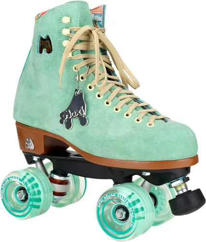 Moxi Lolly Roller Skate - Patín de cuatro ruedas de moda para mujer Hilo verde azulado