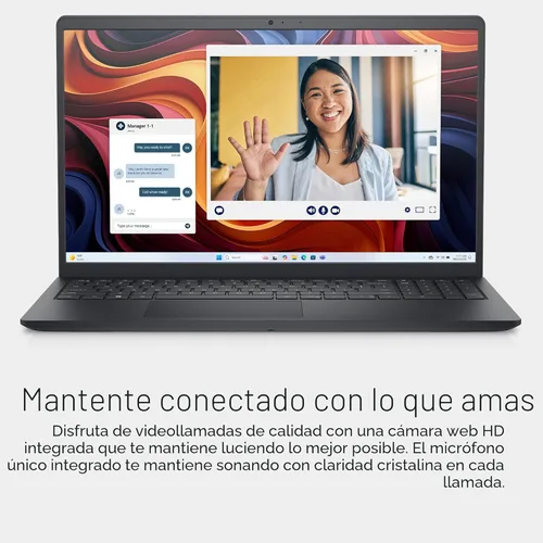 Miniatura 3 de Dell 15 portátil DC15255 - pantalla FHD de 15,6 pulgadas y 120 Hz, AMD Ryzen 5-7520U, 8 GB de RAM LPDDR5, SSD de 512 GB, gráficos AMD Radeon 610M
