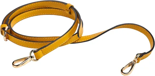 Miniatura 13 de LIVE UP Correa de Bolso de Cuero Genuino de Grano Completo Repuesto para Bolsos Cruzados y Carteras Plateado