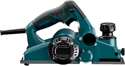 Miniatura 6 de DNTI Cepilladoras de mano eléctricas con cable de 6.6 amperios, 17000 rpm, herramienta de carpintería, cepilladora de mano para chaflán de madera