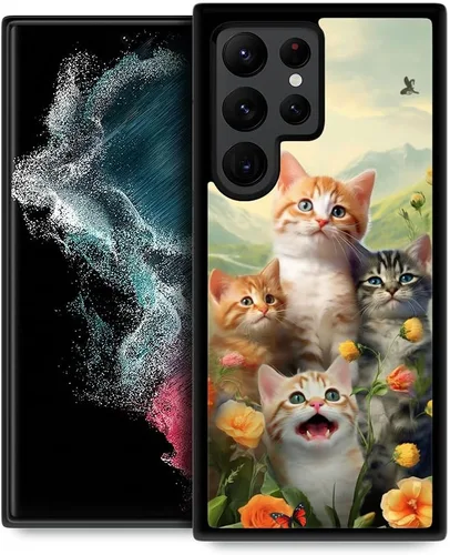 Miniatura 17 de ZHEGAILIAN Funda compatible con Samsung Galaxy S22 Ultra, diseño de patrón de policarbonato duro, antideslizante, absorción de golpes, funda Cerebro