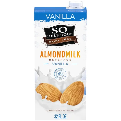 Miniatura 13 de So Delicious Leche de almendras estable sin lácteos, sin azúcar, vegano, verificado por proyecto sin OMG, 1 cuarto de galón (paquete de 6)