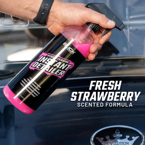 Miniatura 8 de Slick Products Detallador instantáneo de cerámica híbrida: limpia, brilla y protege las superficies del automóvil, fórmula hidrofóbica, espray