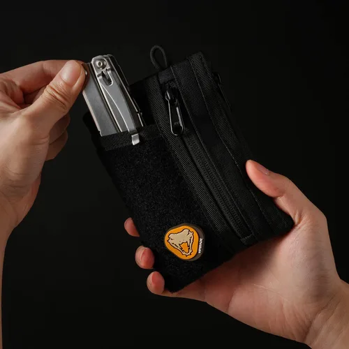 Miniatura 8 de VIPERADE VE18 EDC Bolsa, Organizador de Bolsillo para Hombres, Organizador de Bolsillo EDC, 3 Ranuras con 2 Bolsillos con Cremallera, Bolsa
