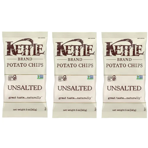 Miniatura 63 de Kettle Brand Papas Fritas, Backyard Barbeque Kettle Chips, Bolsa de Aperitivos, 1.5 Oz