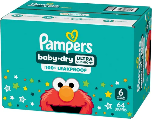 Miniatura 13 de Pampers Pañales - Baby Dry - Tamaño 6, 64 unidades, pañal desechable absorbente para bebés (el embalaje puede variar)