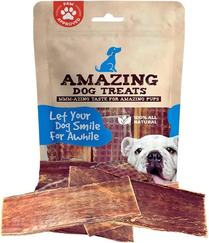 Miniatura 7 de Amazing Dog Treats - Carne seca de esófago para perros (10-12 pulgadas - 30 unidades/paquete) - Gullet Dog Chews