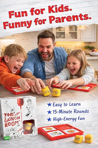 Miniatura 5 de The Lunch Room - Juego de cartas familiar - Juego de fiesta de lucha de comida rápida para niños y adultos, divertido para 3 a 6 jugadores, fácil