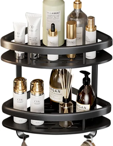Miniatura 10 de Estante de ducha, estante de esquina de baño, cesta de ducha, estante de ducha, estante de baño, estantes de baño, estante de ducha montado