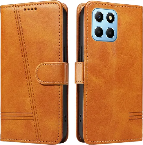 Miniatura 94 de Funda con tapa para Huawei Nova Lite 3, protección de 360 grados, a prueba de golpes, de piel sintética, con función atril y 3 ranuras