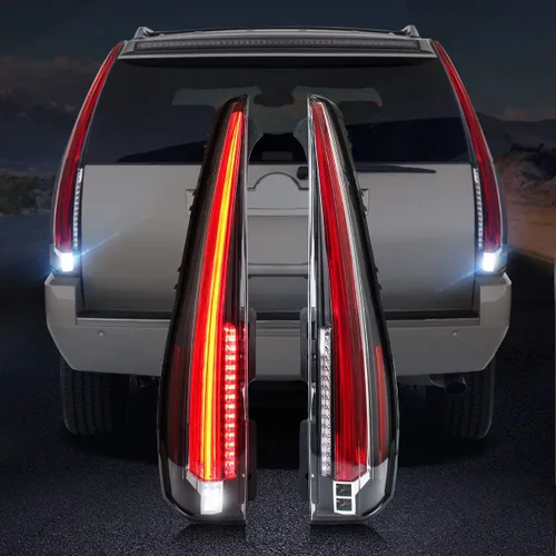 Miniatura 4 de Ensamble de luces traseras con pantalla LED VLAND para Cadillac Escalade SUV de 3ª generación 2007 2008 2009 2010 2011 2012 2013 2014