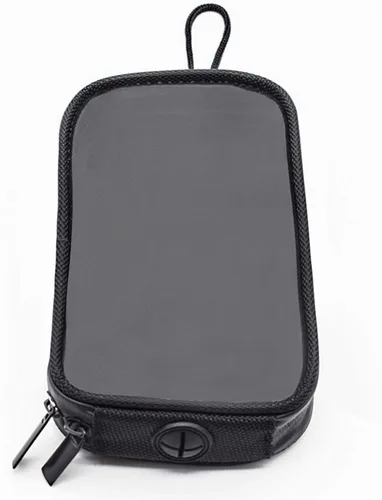 Miniatura 5 de Naysku Bolsa de tanque de motocicleta, soporte magnético para teléfono con conector para auriculares, bolsa transparente para tanque, bolsa