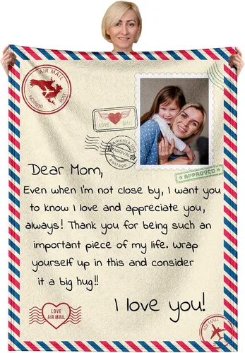 Miniatura 9 de Manta personalizada con foto, manta personalizada con imagen para regalos de pareja, mantas de franela personalizadas para adultos, niños
