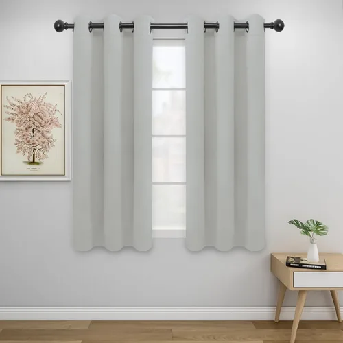 Miniatura 53 de Easy-Going - Cortinas opacas para dormitorio, aislamiento térmico sólido con ojales, cortinas de ventana para reducción de ruido, cortinas