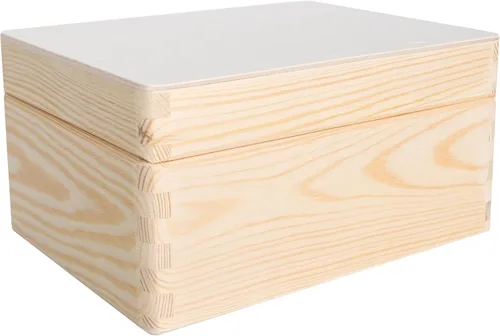 Miniatura 19 de Creative Deco Caja Grande de Madera Negra para Almacenamiento con Tapa con Bisagras 11.8 x 7.87 x 5.51 pulgadas (+-0.5) Caja de Regalo para Negro