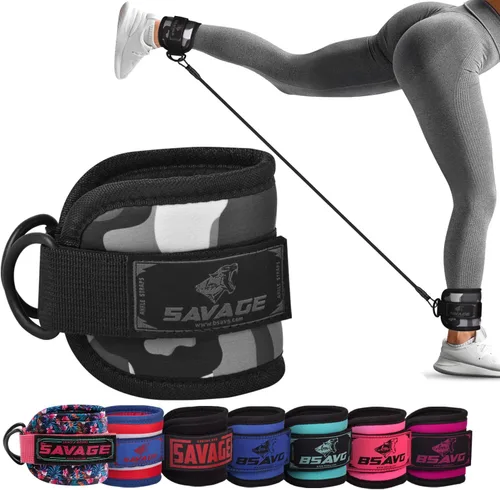 Correa de tobillo para accesorios de máquina de cable | Tobillera de gimnasio para patadas, entrenamientos de glúteos, extensiones de piernas,