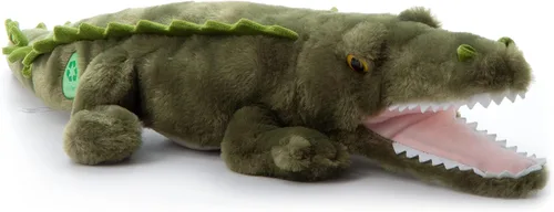 Miniatura 4 de The Petting Zoo Peluche de cocodrilo, regalos para niños, animales salvajes del zoológico Onez, juguete de peluche de cocodrilo de 22 pulgadas