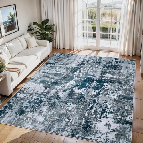Miniatura 106 de 5x7 Area Rugs for Living Room Rug Washable: Abstract Rug for Dining Room Bedroom Carpet Non Slip 5 by 7 Indoor Modern Nursery Home Office Beige