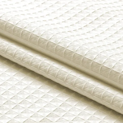 Miniatura 3 de MISS SELECTEX Cortina de ducha de tela lavable a máquina, clásica tela gruesa de punto gofre, duradera para baño, tela repelente al agua de alta