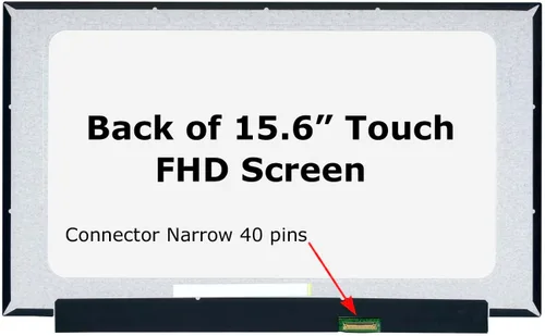 Miniatura 2 de SCREENARAMA Nueva pantalla de repuesto para Lenovo FRU 5D11C74688 NV156FHM-T07 V8.4, OnCell Touch, FHD 1920x1080, IPS, mate, pantalla LCD LED