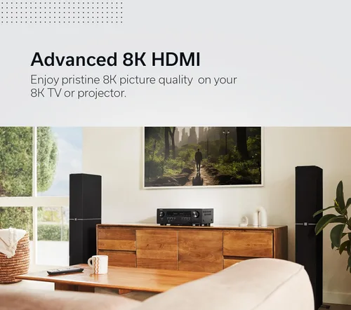 Miniatura 3 de Denon AVR-S770H receptor de cine en casa de 7.2 canales - Receptor HDMI 8K UHD (75W X 7), transmisión inalámbrica mediante HEOS integrado, Bluetooth