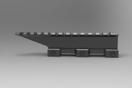 Miniatura 6 de Triton Atlas - Soporte elevador Picatinny de grado táctico de 13 ranuras, perfil alto de 1.2 pulgadas