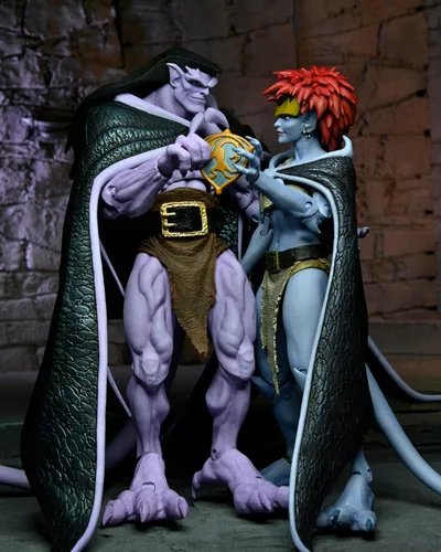 Miniatura 5 de NECA Paquete de 2 figuras de acción coleccionables de gárgolas: Vows Ultimate a escala de 7 pulgadas, Goliat y Demona