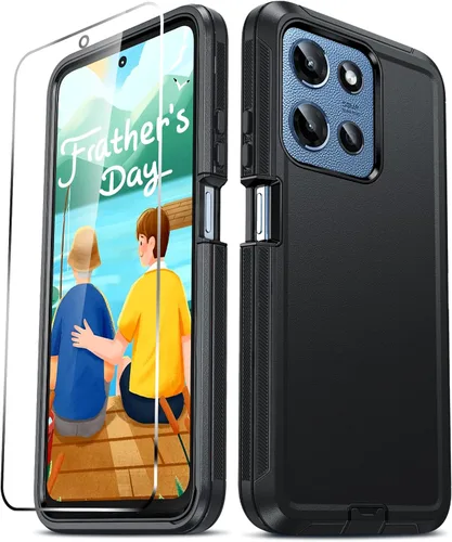 Miniatura 20 de LeYi Funda para Motorola Moto-G-5G-2022: con 2 protectores de pantalla, resistente 3 en 1 MotoG 5G 2022, funda a prueba de golpes para MotoG5G 2022