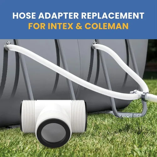 Miniatura 7 de Reemplazo del conector T de manguera de piscina de 1.5 pulgadas para Intex & Coleman sobre el suelo, se adapta a bombas de filtro, generadores