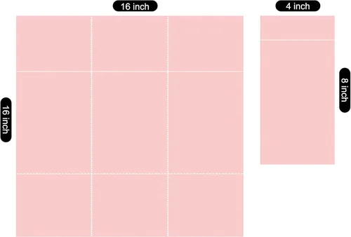 Miniatura 2 de Servilletas desechables de color rosa, paquete de 50 servilletas de papel de tacto de lino con bolsillo integrado para cubiertos, tela preplegada