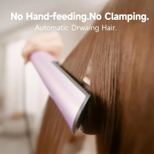 Miniatura 4 de JELLYFISH Secador de pelo y alisador de aire, alternativa de cepillo secador de pelo para cabello largo, estilizador de soplado sin abrazadera