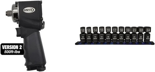 Miniatura 11 de Astro Pneumatic - Llave de impacto nano de 1/2 pulgada con enchufe giratorio de bola Flexzilla