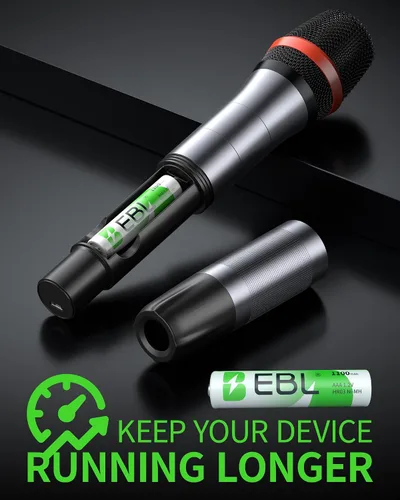 Miniatura 2 de EBL Baterías recargables AAA, 8 unidades, Ni-MH 1100mAh 1.2V Triple A baterías para controles remotos dispositivos electrónicos domésticos
