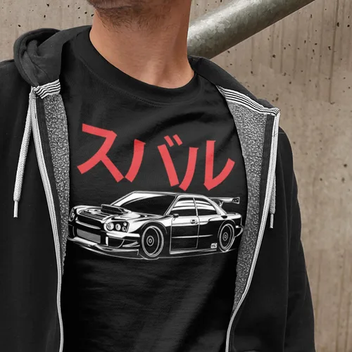 Miniatura 31 de Subie Generation Cars - Camiseta de manga corta para adultos, mecánico japonés de carreras, regalo para amantes de los automóviles, entusiastas