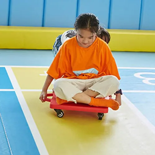 Miniatura 5 de Patinete deportivo para niños con asas, buen rendimiento, no se daña, ligero para niños, gimnasio, actividades al aire libre, equipo de juego