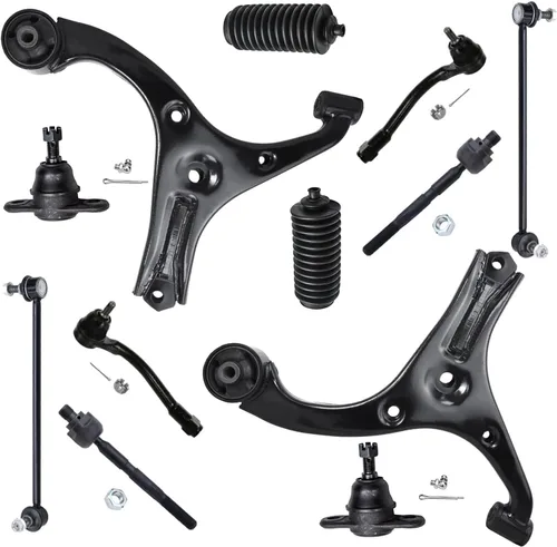 Miniatura 83 de Detroit Axle - Kit de extremo delantero para Ford 1998-2001 Explorer Mercury Mountaineer, 4 barras estabilizadoras delanteras y traseras, 2 brazos
