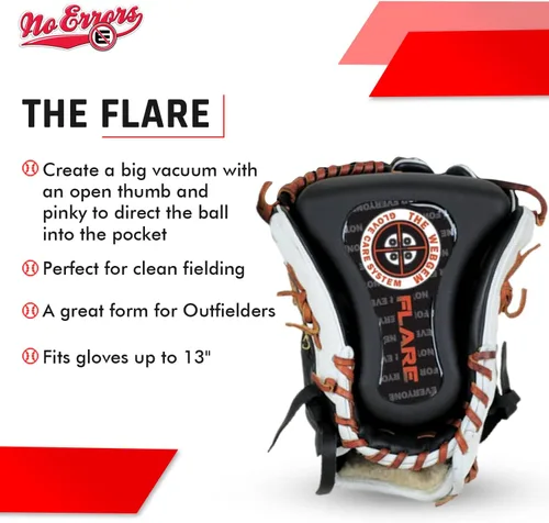 Miniatura 8 de No Errors WebGem Fielder’s Glove Care System – Formation & Break-in Tool for Baseball Mitts, Holds Shape, Essential Gear, Gift for Players