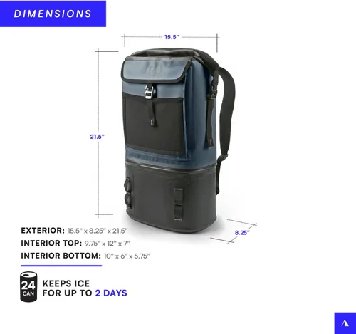 Miniatura 4 de Titan by Arctic Zone Deep Freeze Welded Backpack Cooler