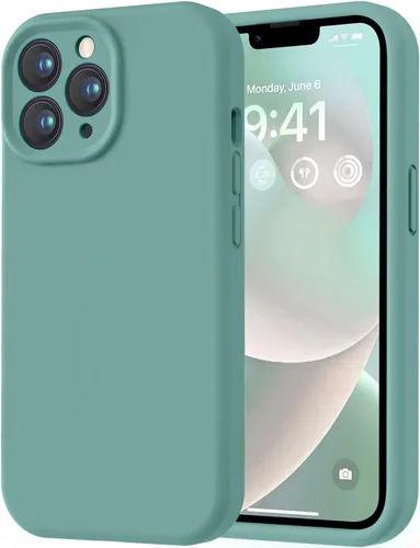 Miniatura 196 de LOVE 3000 Compatible con Funda para iPhone 15, [Cámara de Cobertura Completa de Silicona Suave] [Protección contra Caídas de 8 pies], Forro de Negro