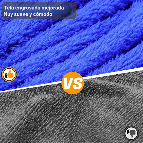 Miniatura 3 de Bienbee Bata de baño para perro, de secado rápido, súper absorbentes, para perros pequeños, medianos y grandes, abrigo de secado para después
