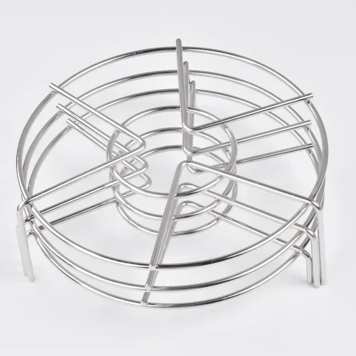 Miniatura 15 de Estante de vapor Trivet de acero inoxidable Estante de vapor olla a presión eléctrica Soporte de estante de vapor de 6 pulgadas de diámetro, paquete