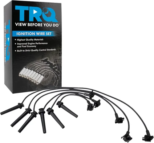 Miniatura 13 de Kit de cables para bujías de encendido del motor TRQ para Ford F250 F350 Super Duty V8 6.2L Nuevo